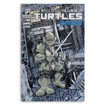 McFarlane TMNT Page Punchers Leonardo Actionfigur mit Comic 13cm 2025